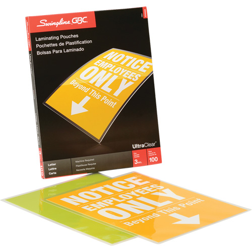 Laminated Letter Size Pouch Superchem Industries