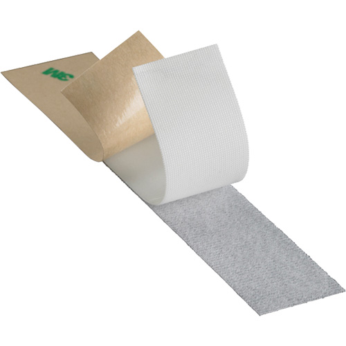Fastener, Hook, 25 yds x 1", Adhesive, White Superchem Industries