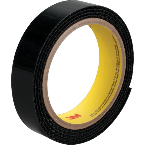 Fastener SJ3527N, Loop, 50 yds x 1", Adhesive, Black Superchem Industries