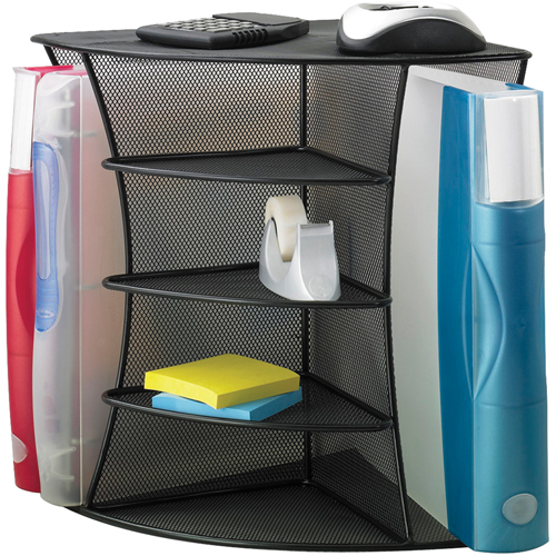 OnyxSteel Mesh Desktop Organizers Superchem Industries