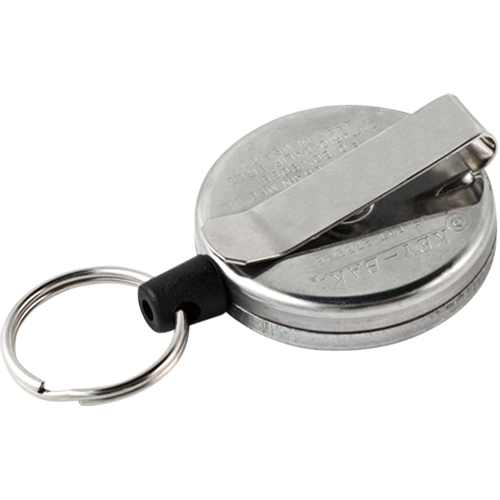 Original Self Retracting Reels #485-HDK, Chrome, 48" Cable, Belt Clip Attachment Superchem Industries