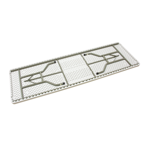 Table pliante, Rectangulaire, 96" l x 30" la, Poly&eacute;thyl&egrave;ne, Blanc Superchem Industries