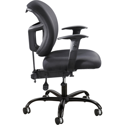 Alday Intensive Use 24/7 Task Chairs, Nylon, Black, 500 lbs. Capacity Superchem Industries