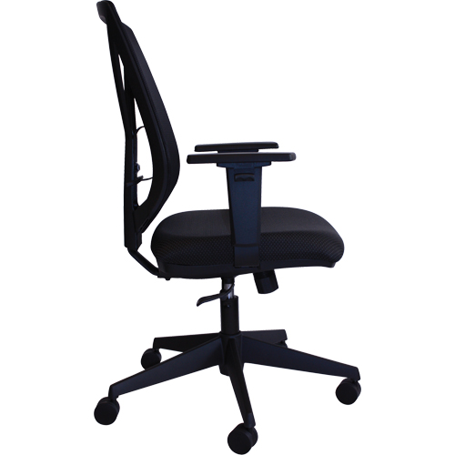 Chaise de bureau Activ A-47 Synchro, Tissu, Noir, Capacit&eacute; 275 lb Superchem Industries