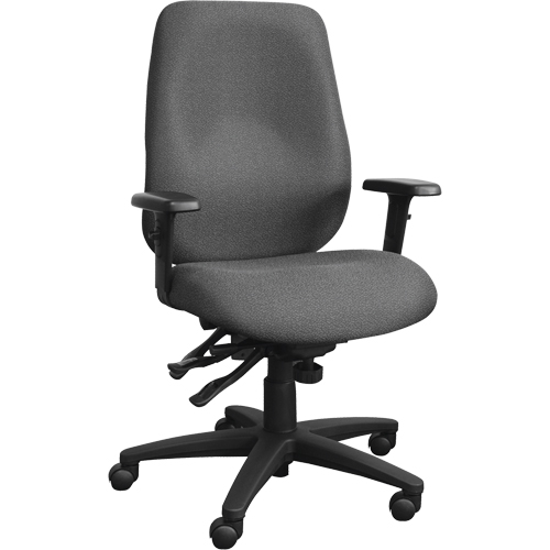 Chaises ergonomiques Cierra , Tissu, Gris, Capacit&eacute; 250 lb Superchem Industries