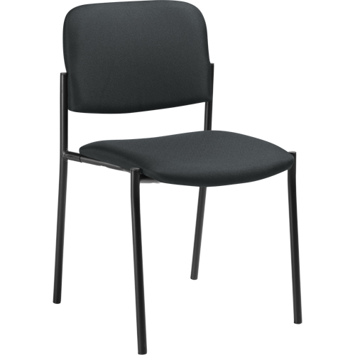 Chaises sans accoudoirs empilables, Tissu, Hauteur 32", Capacit&eacute; 300 lb, Charbon Superchem Industries