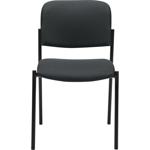 Chaises sans accoudoirs empilables, Tissu, Hauteur 32", Capacit&eacute; 300 lb, Charbon Superchem Industries