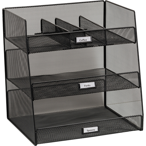 Onyx Break Room Supplies Organizer Superchem Industries
