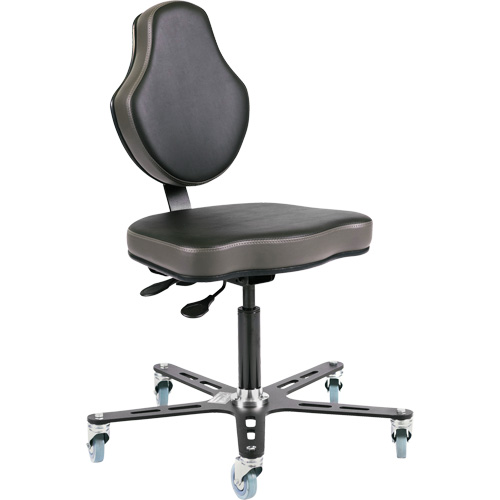 Chaise ergonomique &agrave; inclinaison r&eacute;glable Vega, Mobile, Ajustable Hauteur Superchem Industries
