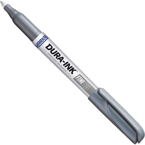 Dura-Ink&reg; #15 Permanent Marker, Silver, Fine Tip Superchem Industries