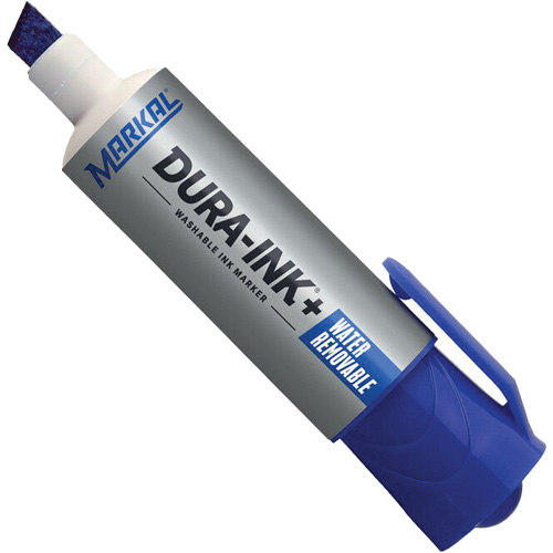 Dura-Ink&reg; WashAway Ink Marker, Blue, Chisel Tip Superchem Industries