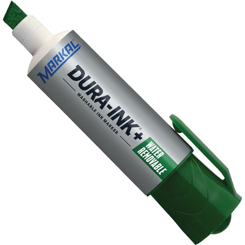 Dura-Ink&reg; WashAway Ink Marker, Green, Chisel Tip Superchem Industries