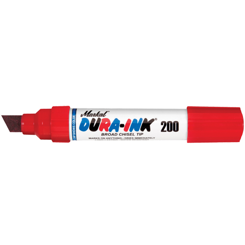 Dura-Ink&reg; Marker #200, Chisel, Red Superchem Industries