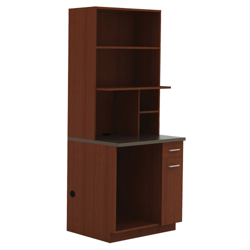 Modular Cabinet, Melamine, 39" H x 36" W x 25" D, Mahogany Superchem Industries