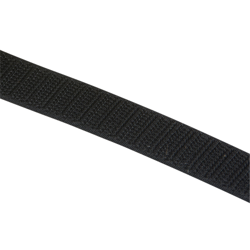 Ruban d'attaches, Crochet, 25 vg x 3/4", Cousu, Noir Superchem Industries