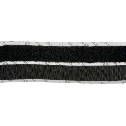Fastener, Hook & Loop, 15' x 3/4", Adhesive, Black Superchem Industries