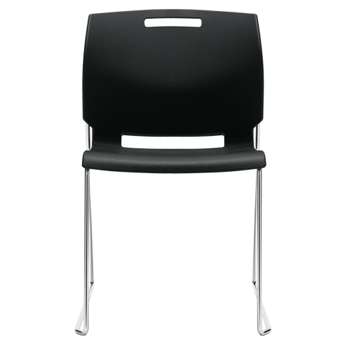 Chair, Plastic, 32-1/2" High, 300 lbs. Capacity, Black Superchem Industries