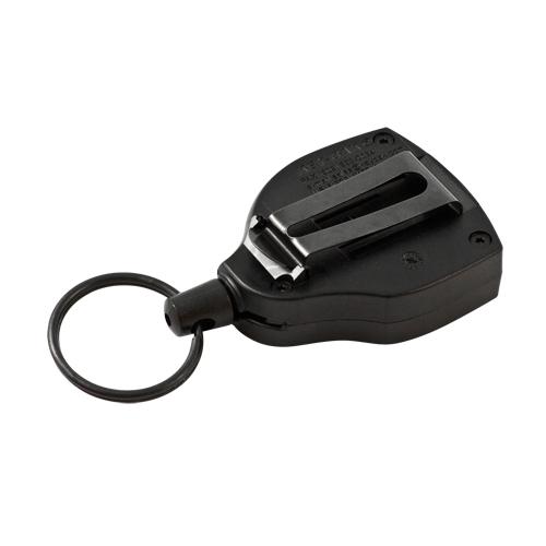 Super48 Heavy-Duty Retractable Key Holder, Polycarbonate, 48" Cable, Belt Clip Attachment Superchem Industries