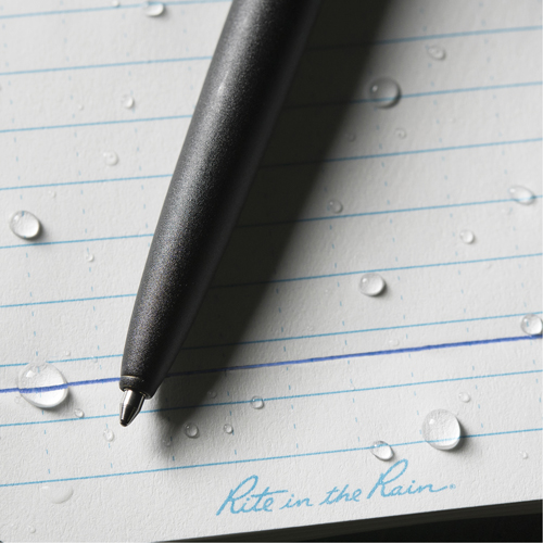 All-Weather Metal Pen, Blue, 0.8 mm, Retractable Superchem Industries