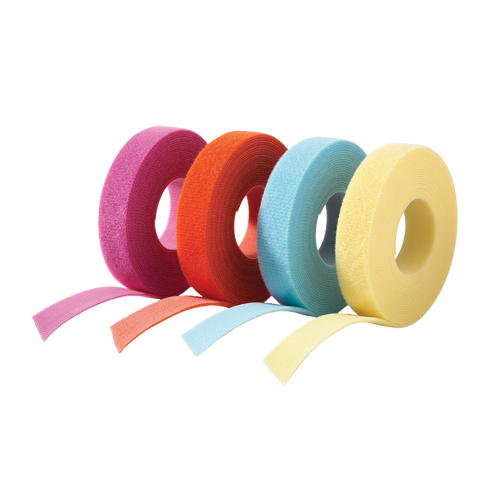One-Wrap&reg; Cable Management Tape, Hook & Loop, 25 yds x 5/8", Self-Grip, Orange Superchem Industries