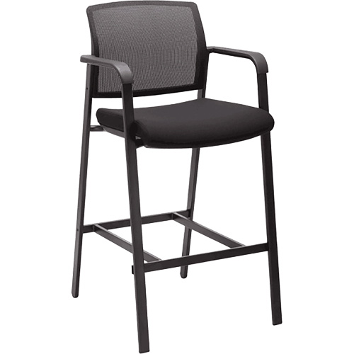 Si&egrave;ge haut s&eacute;rie Activ, Stationnaire, Fixe, 58-1/2", Mailles Si&egrave;ge, Noir Superchem Industries
