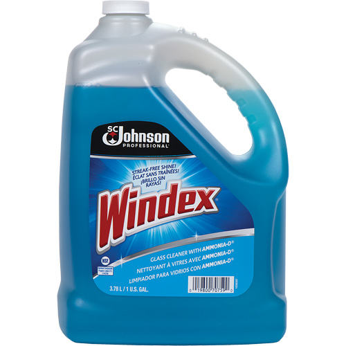 Windex&reg; Glass Cleaner with Ammonia-D&reg;, 3.8 L, Jug Superchem Industries