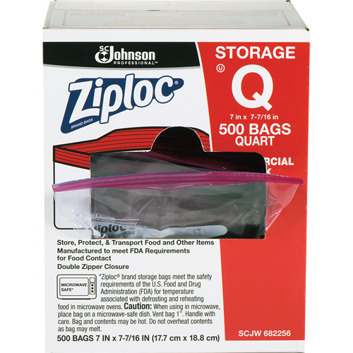 Ziploc&reg; Double Zip Food Storage Bags Superchem Industries
