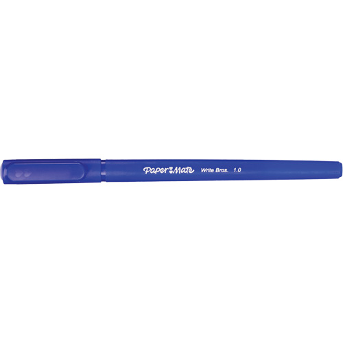 Paper Mater&reg; Write Bros&reg; Ball Point Pen, Blue, 1 mm Superchem Industries