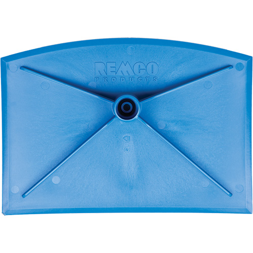 T&ecirc;te de binette pour service alimentaire, Bleu, 8" la x 11-1/4" lo Superchem Industries