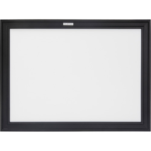 Black MDF Frame Whiteboard, Dry-Erase/Magnetic, 24" W x 18" H Superchem Industries