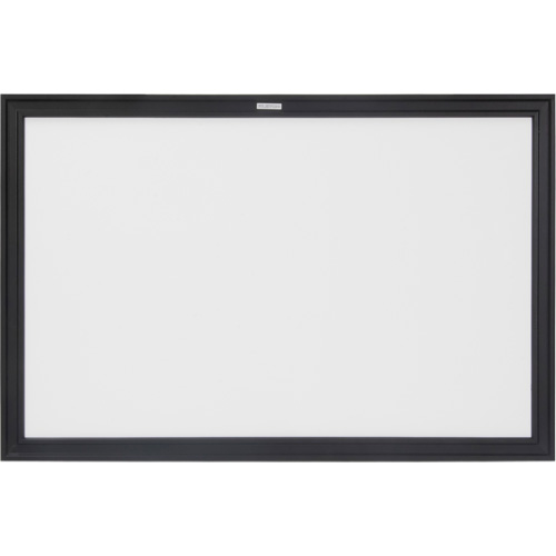 Black MDF Frame Whiteboard, Dry-Erase/Magnetic, 36" W x 24" H Superchem Industries