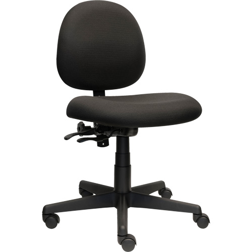 Aspen Low Back Posture Task Chair, Fabric, Black, 275 lbs. Capacity Superchem Industries
