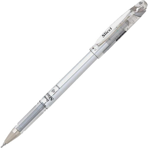 Slicci Metallic Gel Pen, Silver, 0.8 mm Superchem Industries