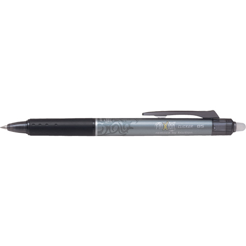 Frixion Point Clicker Pen, Black, 0.5 mm, Retractable Superchem Industries