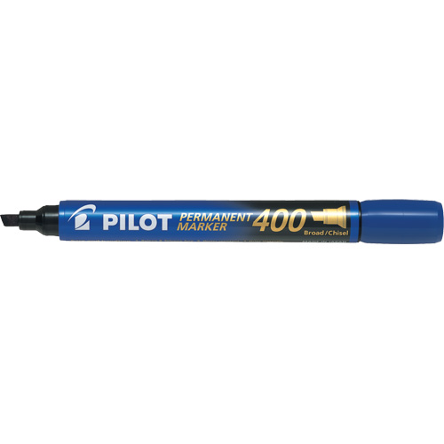 400 Permanent Marker, Blue, Chisel Tip Superchem Industries