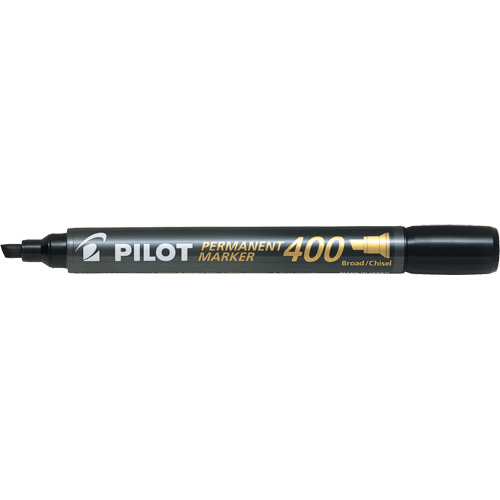 400 Permanent Marker, Black, Chisel Tip Superchem Industries