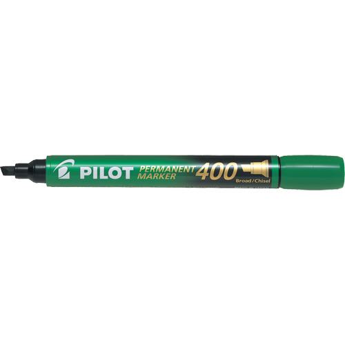 400 Permanent Marker, Green, Chisel Tip Superchem Industries