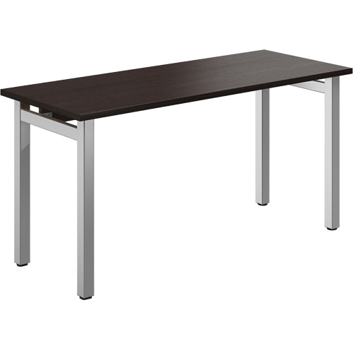 Table bureau Newland, 29-7/10" lo x 60" la x 29-3/5" h, Brun fonc&eacute; Superchem Industries
