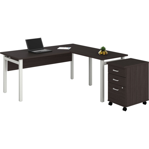 Bureau en "L" avec caisson Newland Superchem Industries