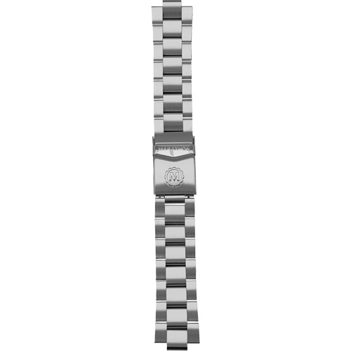 Grande montre automatique de plong&eacute;e avec feuille d'&eacute;rable gris et bracelet en acier inoxydable, Num&eacute;rique, &agrave; piles, 41 mm, Argent Superchem Industries