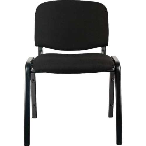 Chaises empilables, Tissu, Hauteur 32", Capacit&eacute; 250 lb, Noir Superchem Industries