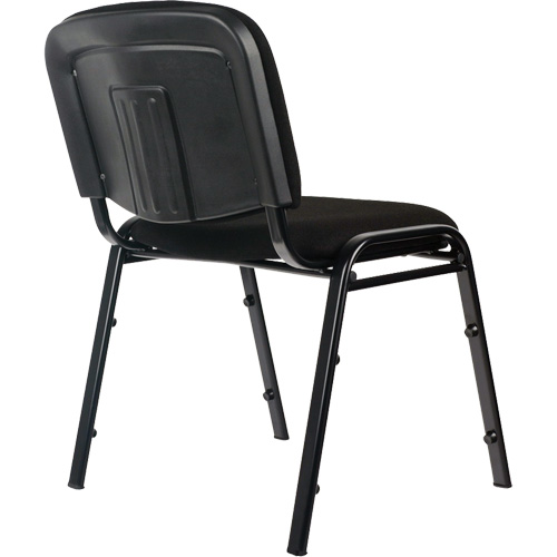 Chaises empilables, Tissu, Hauteur 32", Capacit&eacute; 250 lb, Noir Superchem Industries