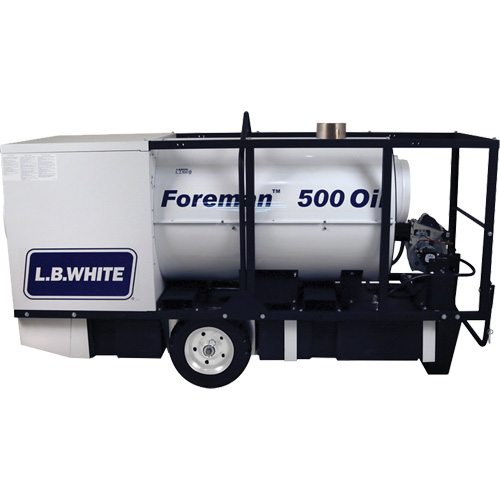 Foreman&reg; 500 Indirect-fired Portable Heater, Oil Filled, Kerosene, 500000 BTU/H Superchem Industries