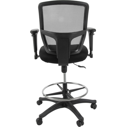 Tabouret de travail en maille, Mobile, Ajustable Hauteur, Capacit&eacute; 450 lb Superchem Industries