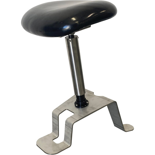 TA200 Sit-Stand Stool, Vinyl, Black, 280 lbs. Capacity Superchem Industries