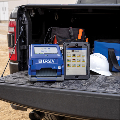 i4311 Transportable Industrial Desktop Label Printer - Product & Wire ID, 4 IPS Superchem Industries