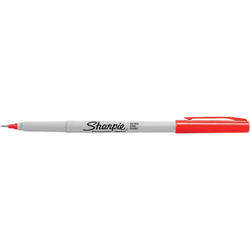 Marqueur, Rouge, Pointe Ultra fin Superchem Industries
