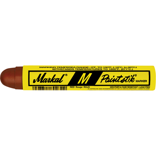 B&acirc;ton de peinture M Paintstick pour traitement &agrave; chaud, B&acirc;ton plein, Rouge Superchem Industries