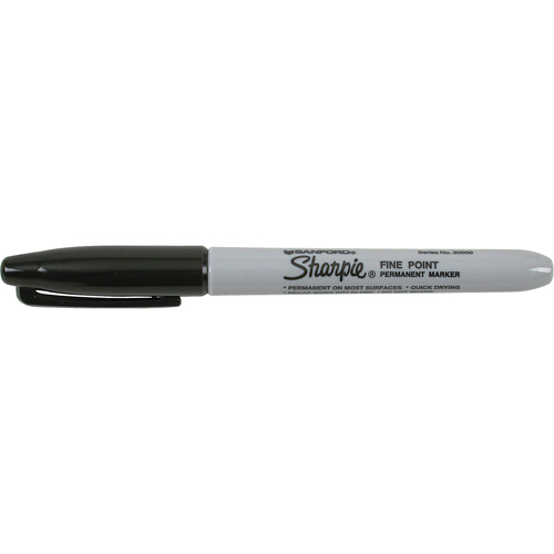 Permanent Markers - #15, Black, Fine Tip Superchem Industries