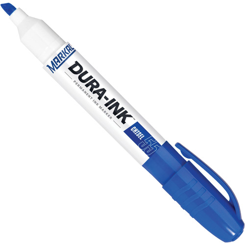 Marqueur Dura-Ink no 55, Bleu, Pointe Ciseau Superchem Industries